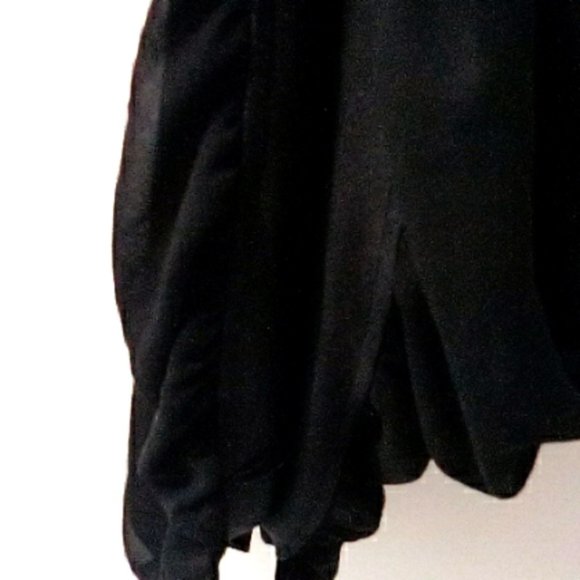 MSK black puff hem sleeveless mini dress - Picture 4 of 7